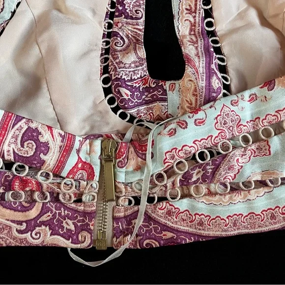 Zimmermann Paisley Halter Crop Top - Picture 8 of 15